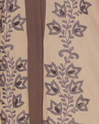 Bedazzled Dubai Style Abaya Brown