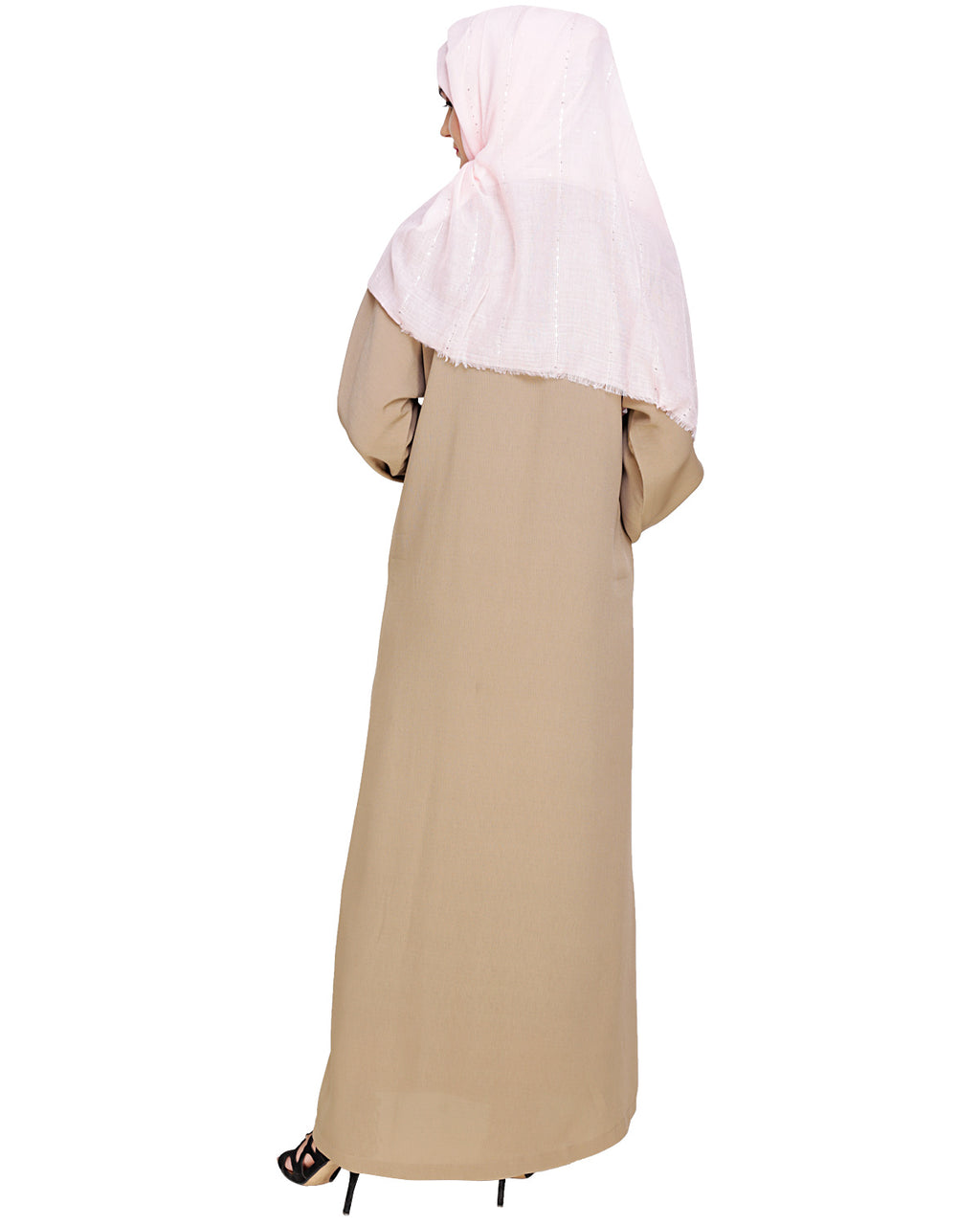Bedazzled Dubai Style Abaya Dark Blue