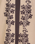 Bedazzled Dubai Style Abaya Mud Brown