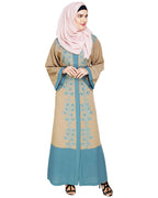 Bedazzled Dubai Style Abaya Seafoam Green