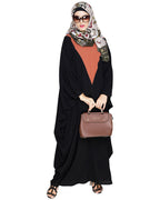 Colour Blocked Black Kaftan Black