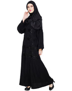 Lavish Dubai Style Abaya Black