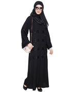 Lavish Dubai Style Abaya Black