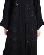Regal Dubai Style Abaya Black