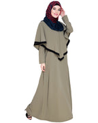 Fancy Cape Abaya Dead Mint