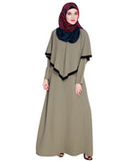 Fancy Cape Abaya Dead Mint