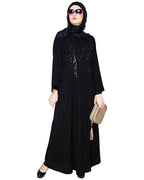 Stardust Dubai Style Abaya Black