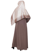 Stardust Dubai Style Abaya Brown