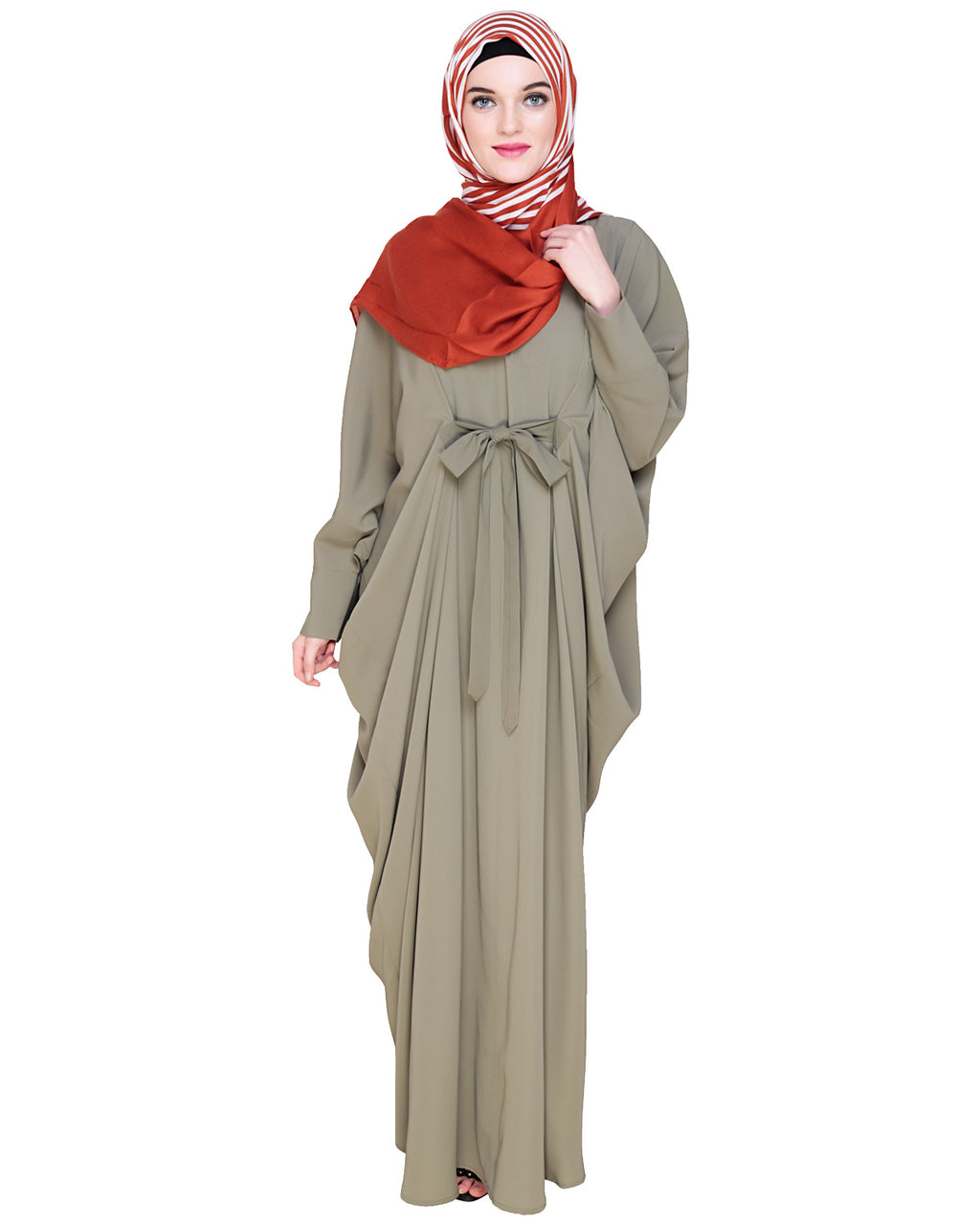 Bow Embellished Kaftan Dead Mint