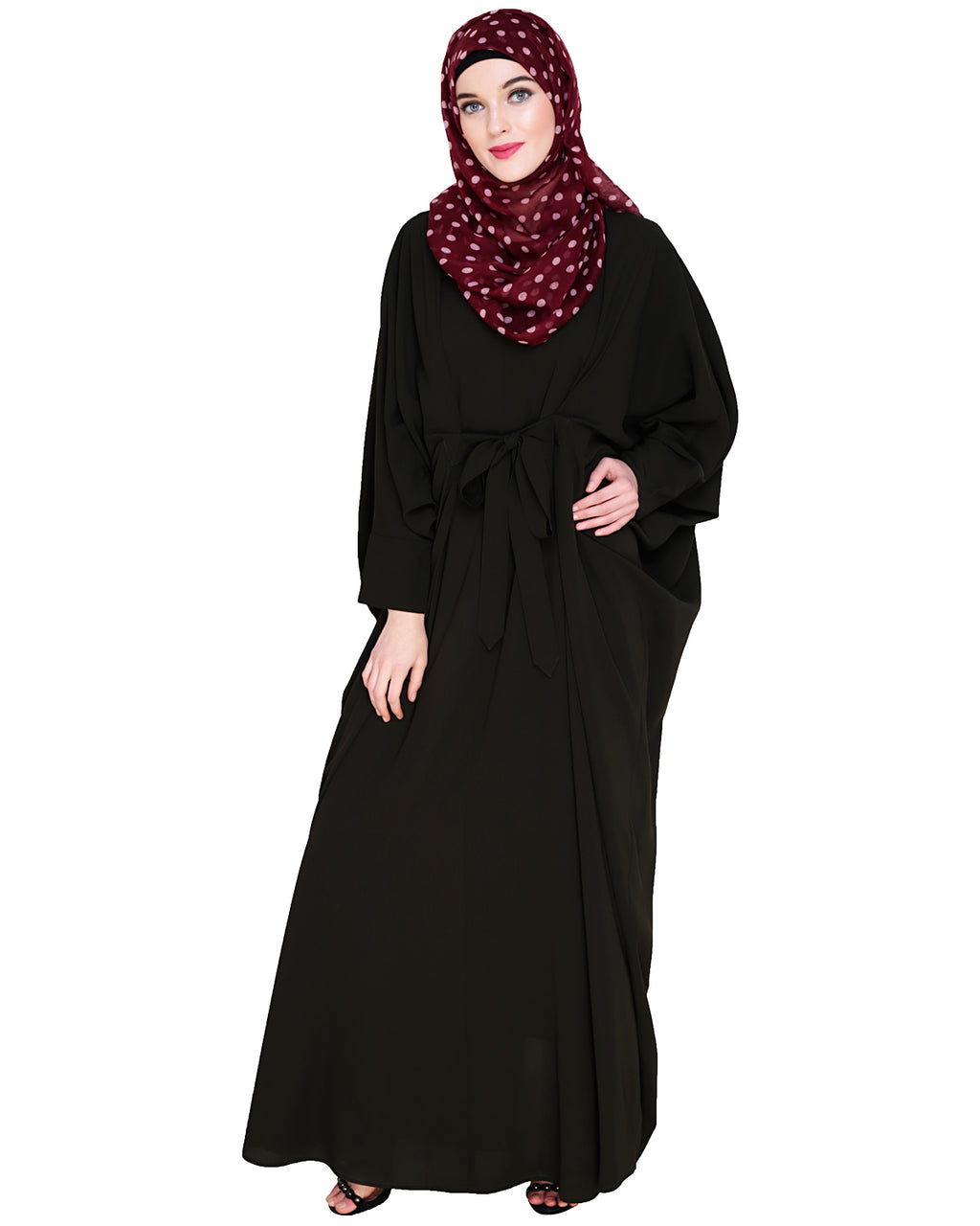Bow Embellished Kaftan Olive