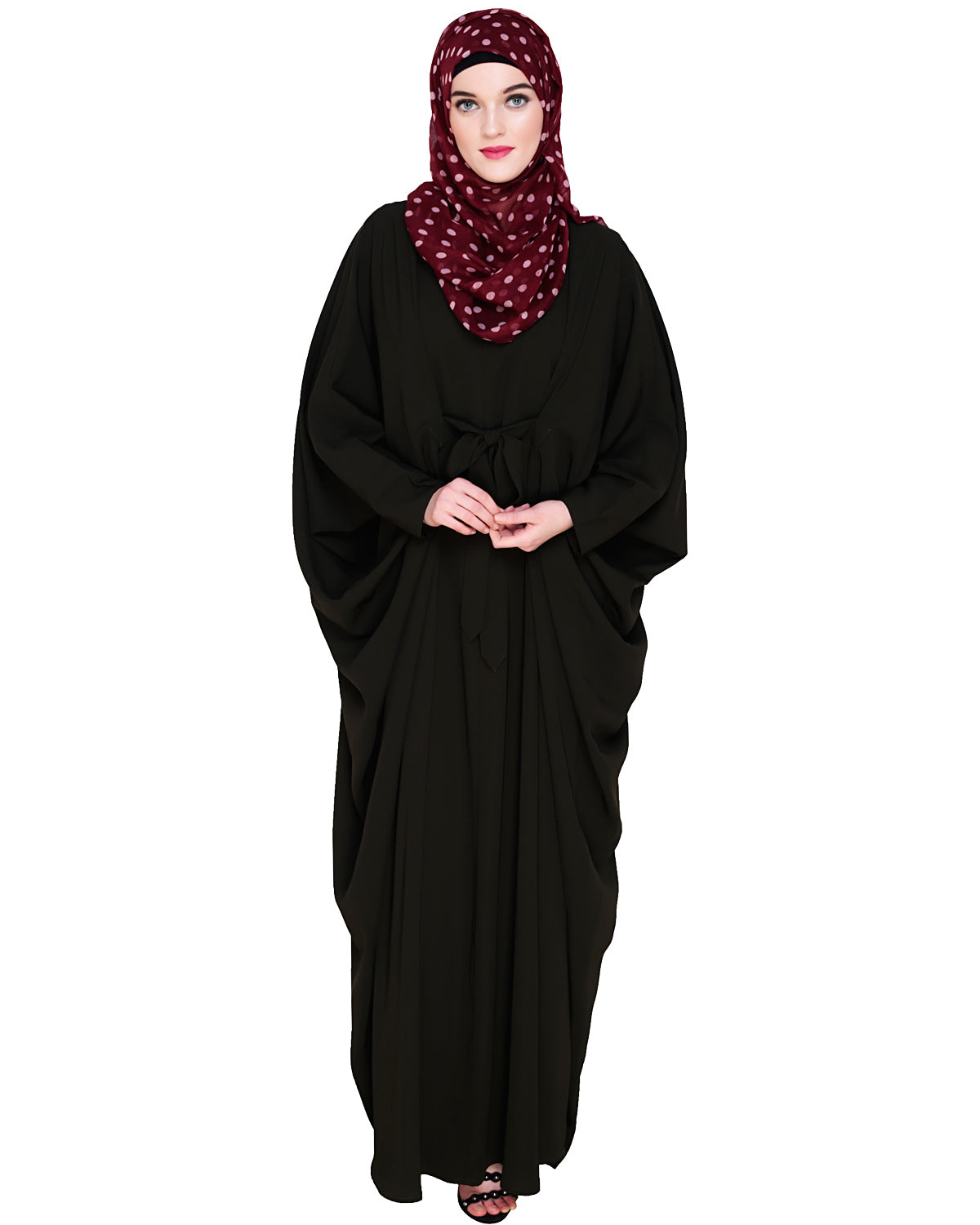 Bow Embellished Kaftan Olive