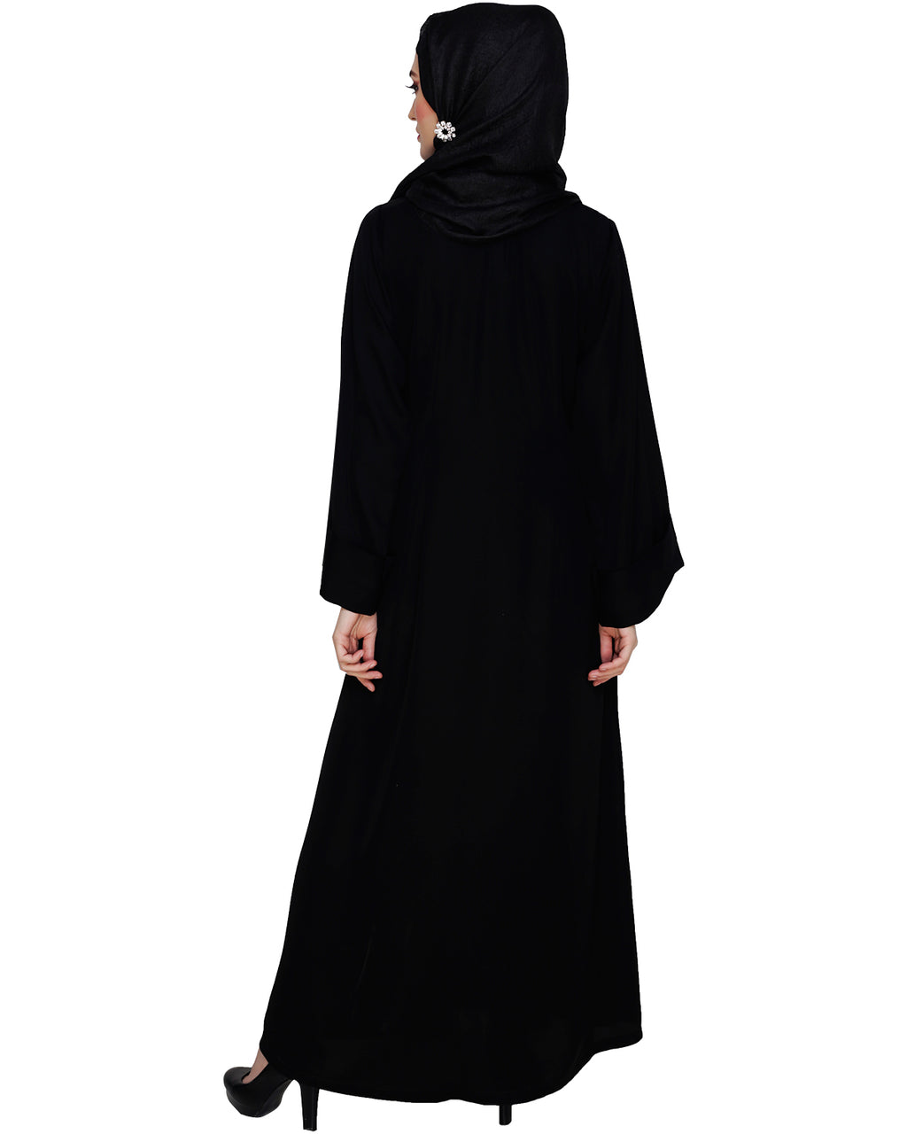 Exclusive Black Dubai Style Abaya Black