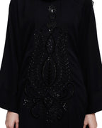 Exclusive Black Dubai Style Abaya Black