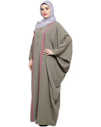Colourblock Black Kaftan Dead Mint
