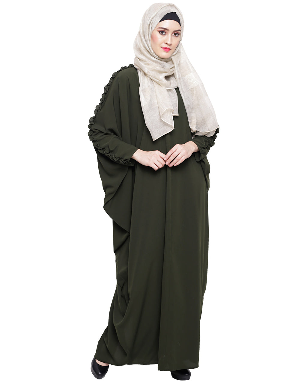 Dreamy Black Kaftan Onion Pink
