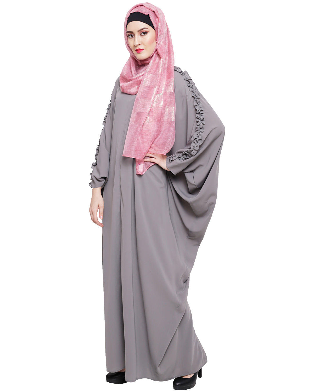Dreamy Black Kaftan Gray