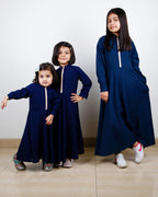 Kids Maxi Dress Abaya Blue