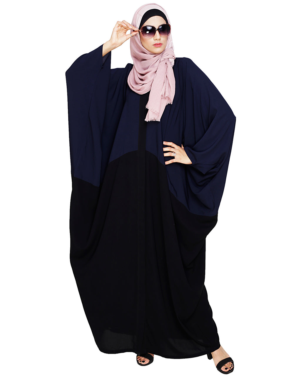 Spiffy Black and Blue Kaftan Black & Blue