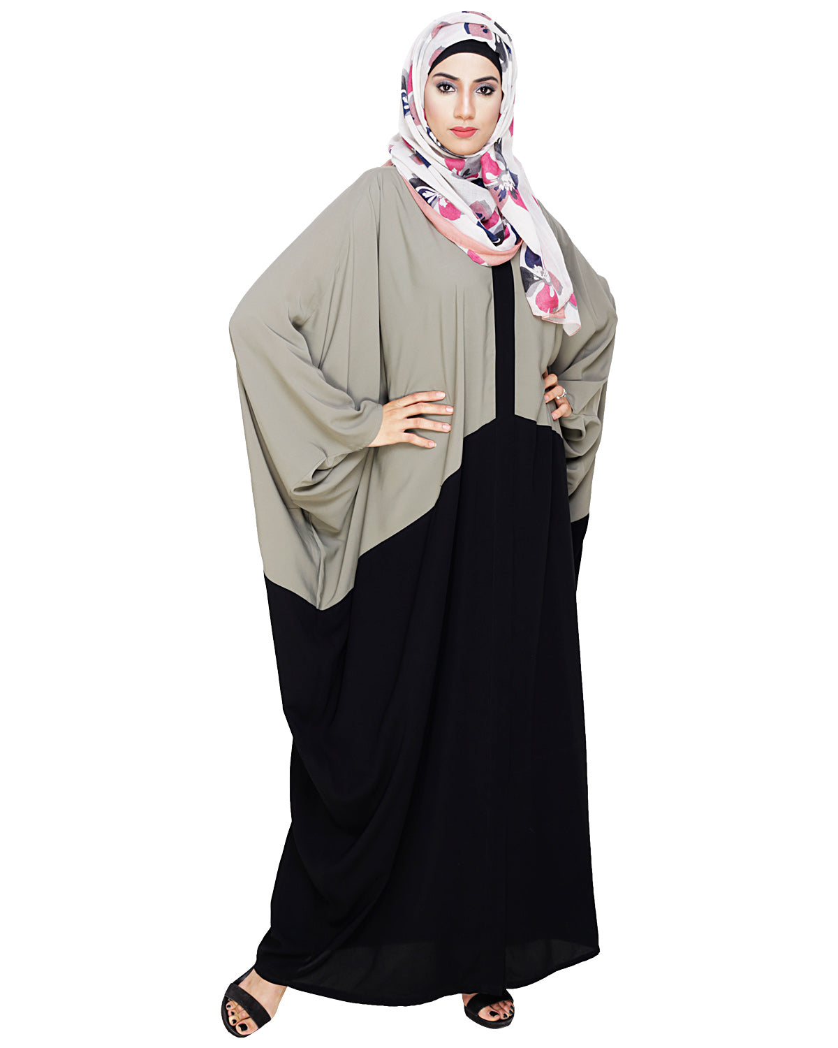 Spiffy Black and Blue Kaftan Blue Black