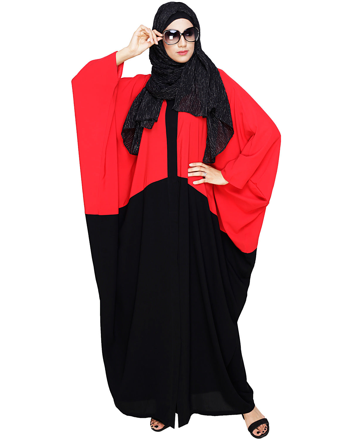 Spiffy Black and Blue Kaftan Blue Black