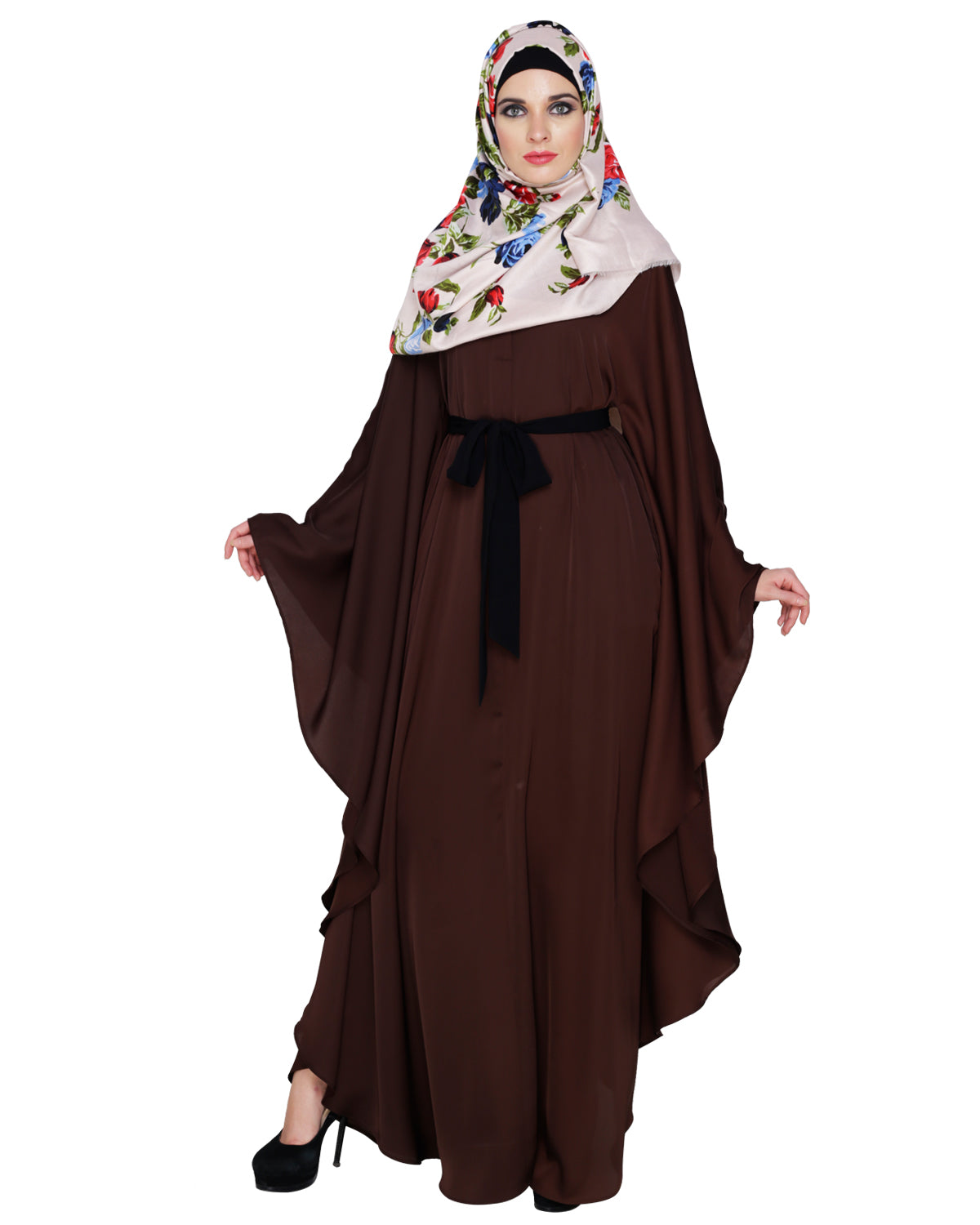Lavish Dark Brown Kaftan Brown