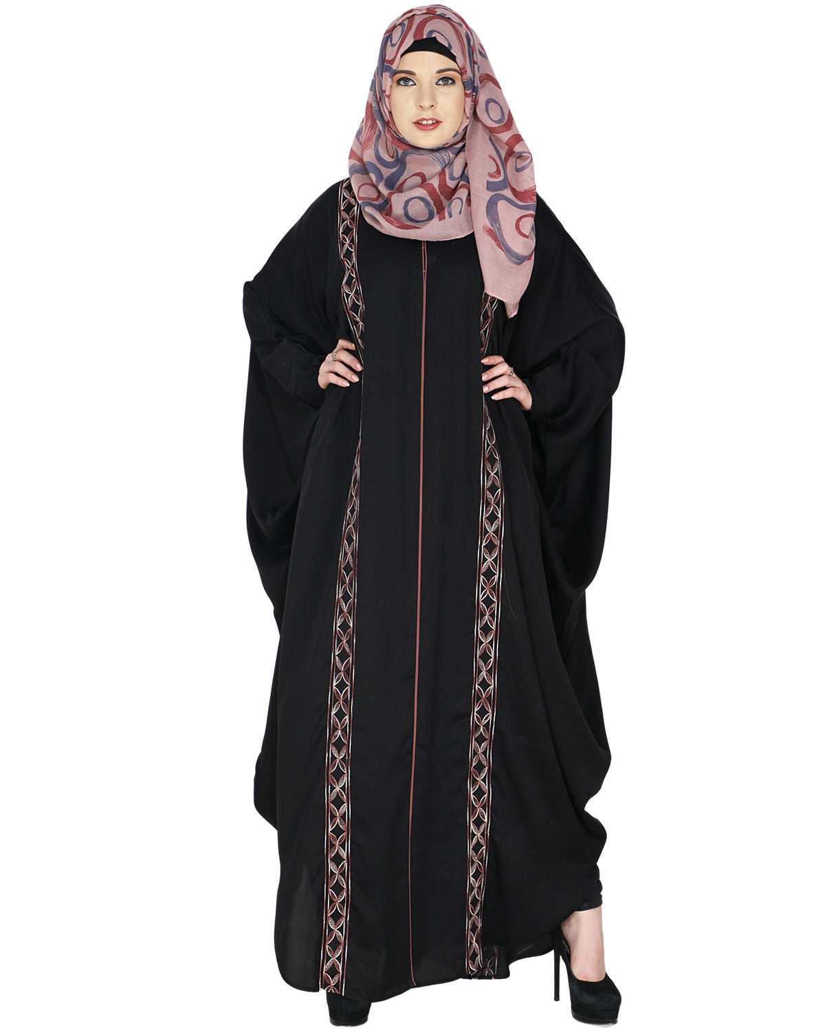 Ravishing Black Kaftan Brown