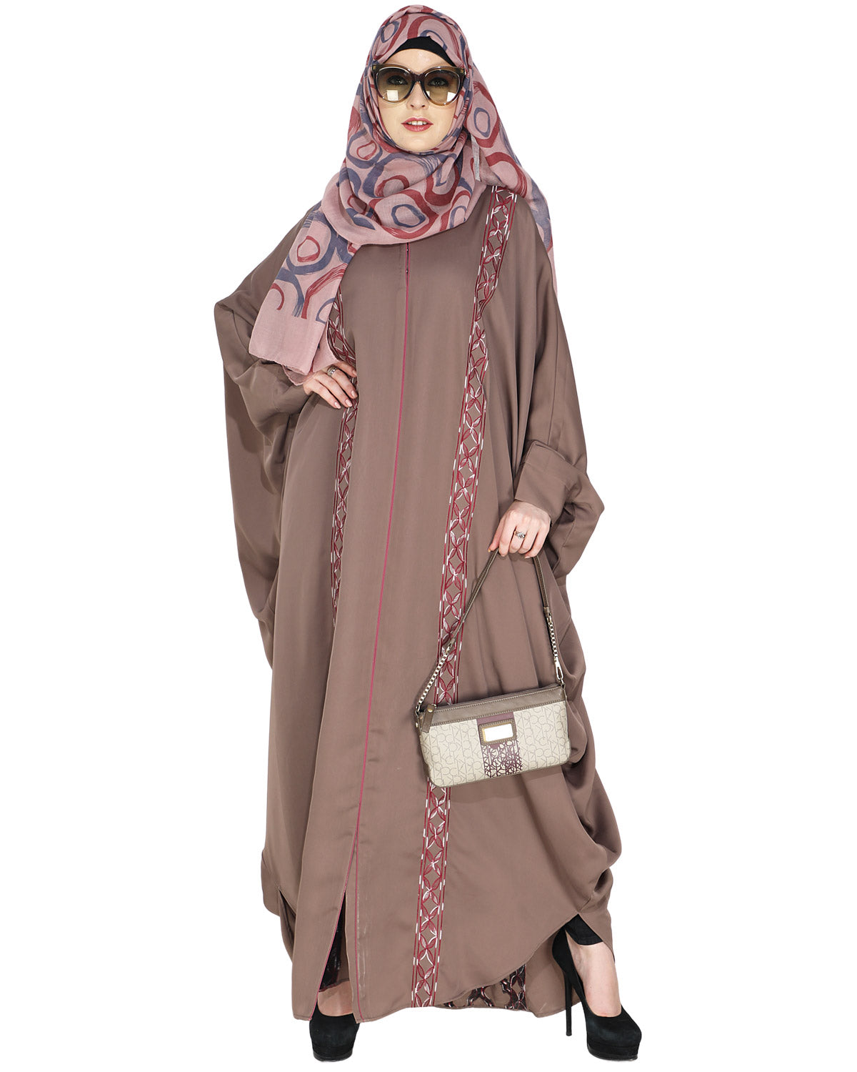 Ravishing Black Kaftan Brown