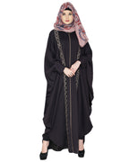 Ravishing Black Kaftan Purple