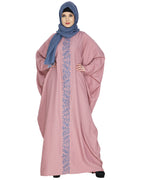 Flouncy Black Kaftan Wine