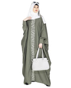Flouncy Black Kaftan Wine