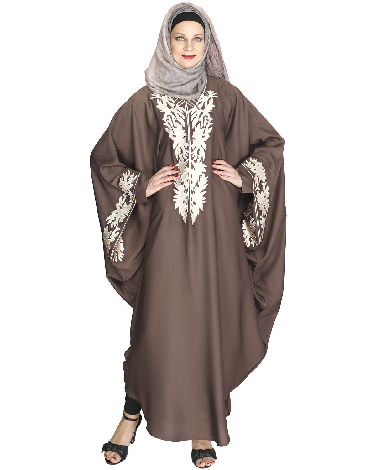 Aesthetically Elegent Kaftan Purple