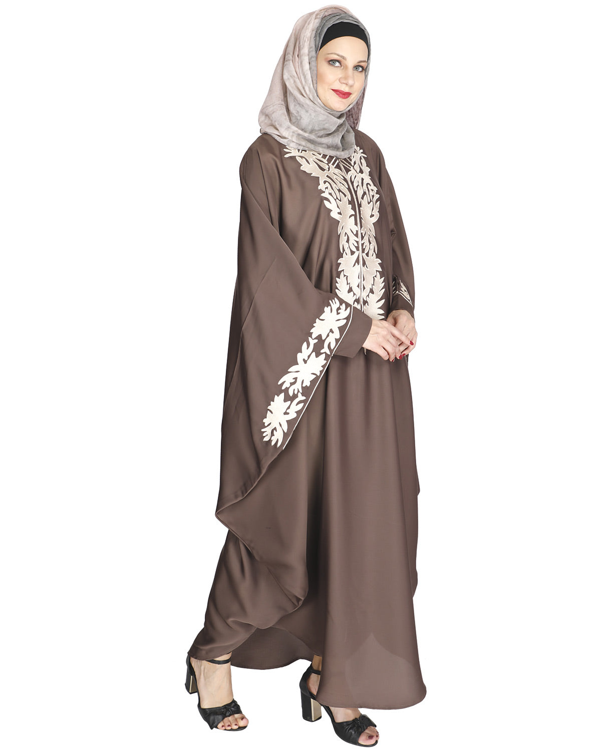 Aesthetically Elegent Kaftan Purple