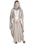 Aesthetically Elegent Kaftan Light Grey