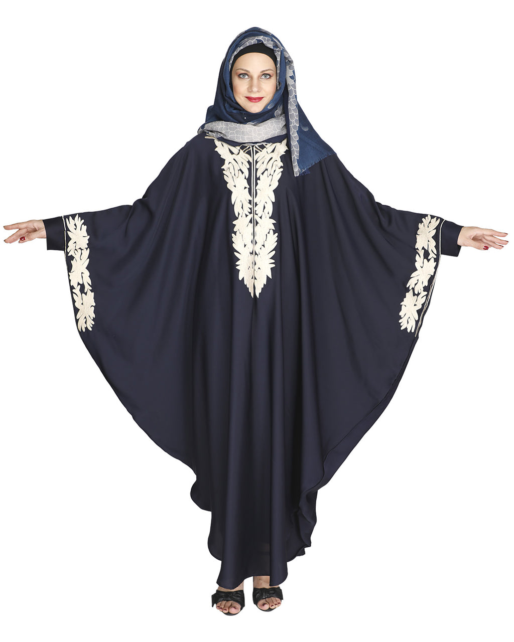 Aesthetically Elegent Kaftan Blue