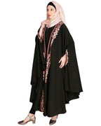Jacket Style Black Kaftan Wine