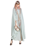 Jacket Style Black Kaftan Wine