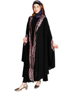 Jacket Style Black Kaftan Wine