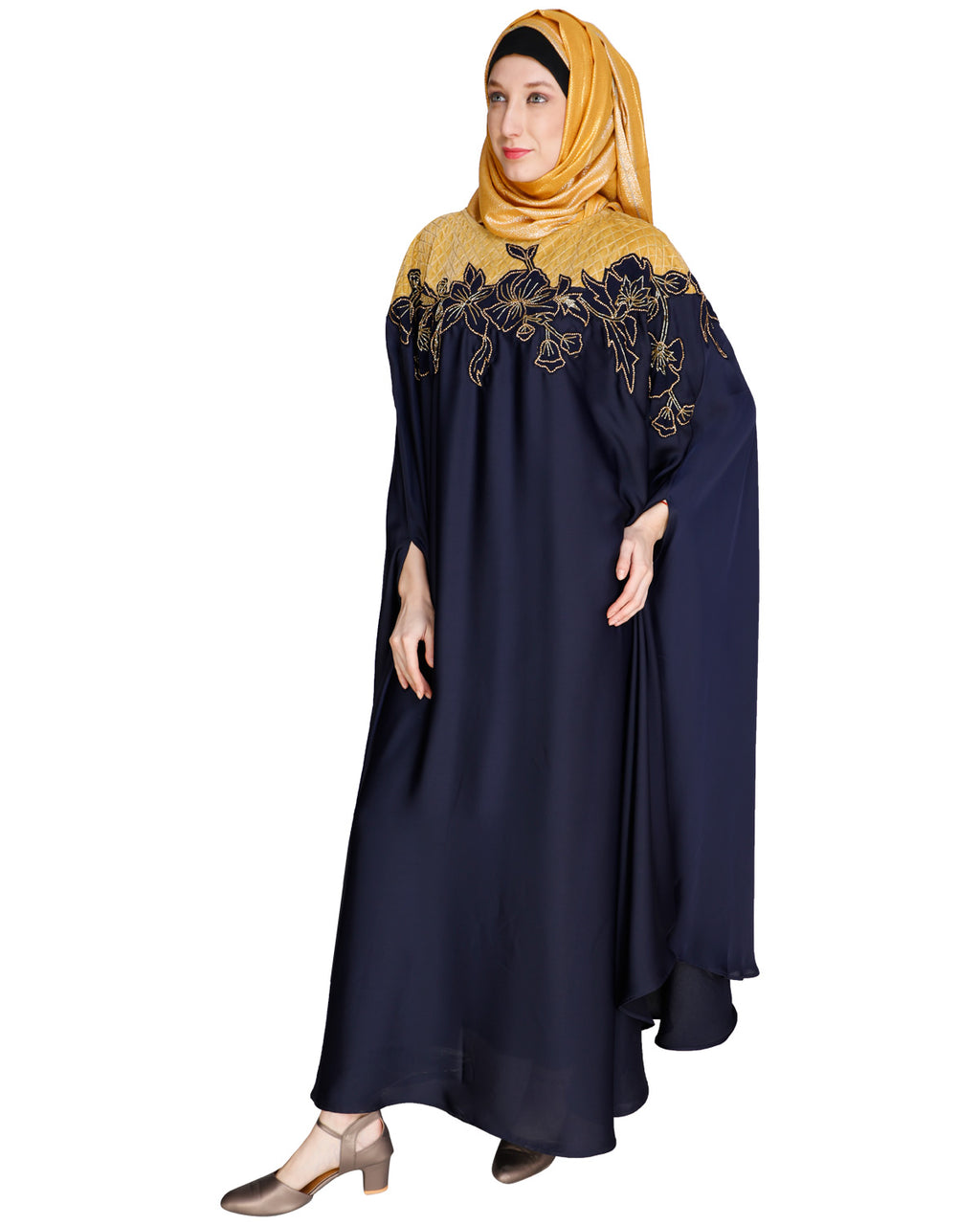 Opulent Black Kaftan Wine