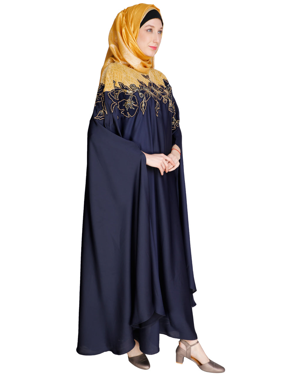 Opulent Black Kaftan Wine