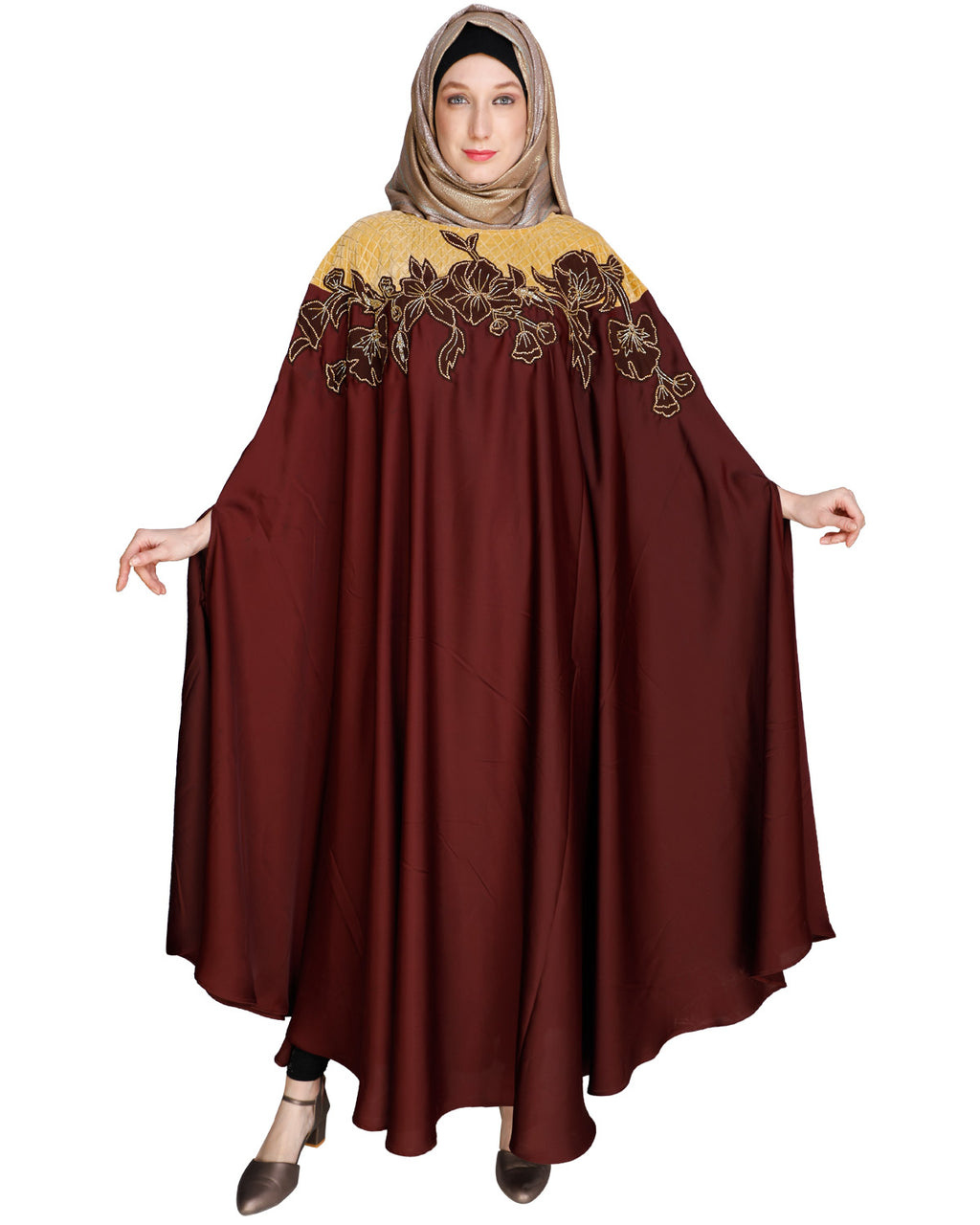 Opulent Black Kaftan Wine