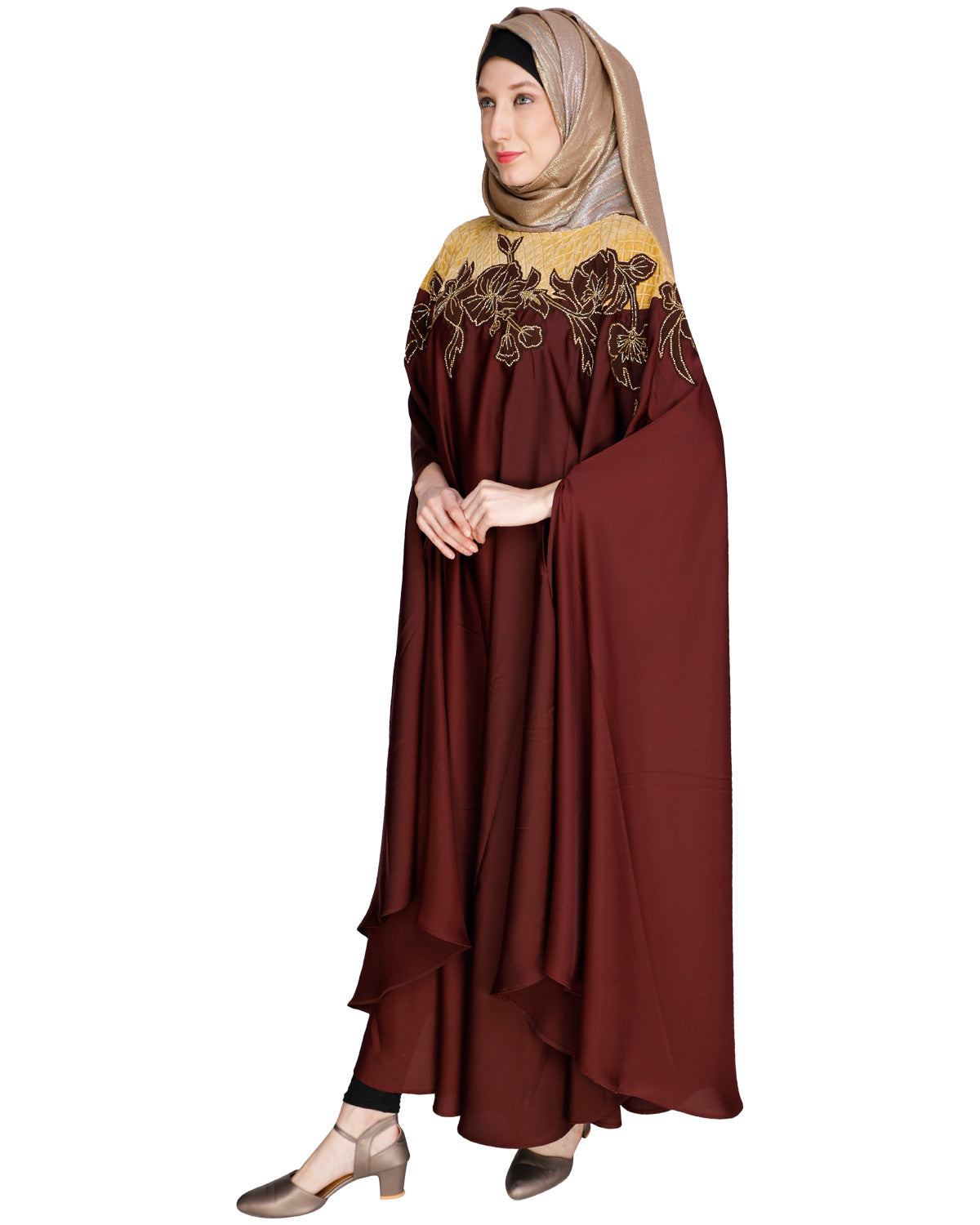 Opulent Black Kaftan Wine