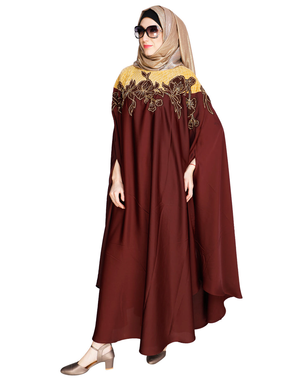 Opulent Black Kaftan Wine
