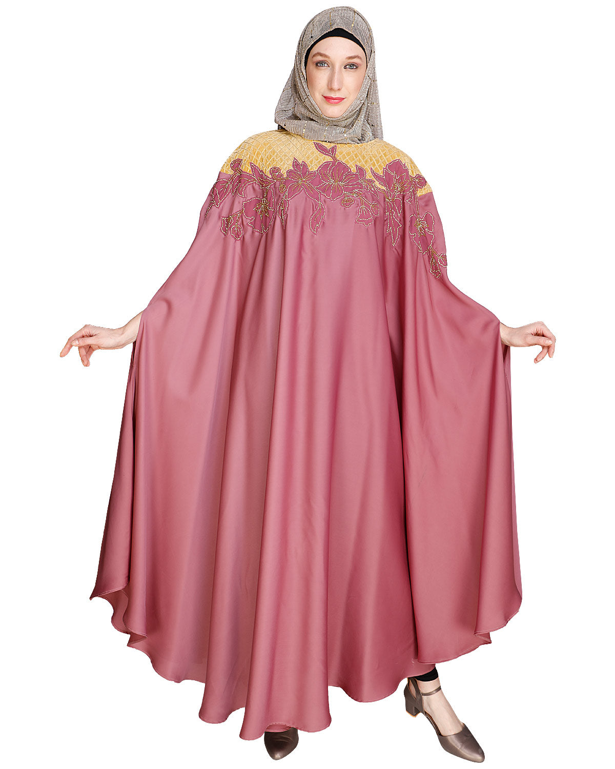 Opulent Black Kaftan Wine