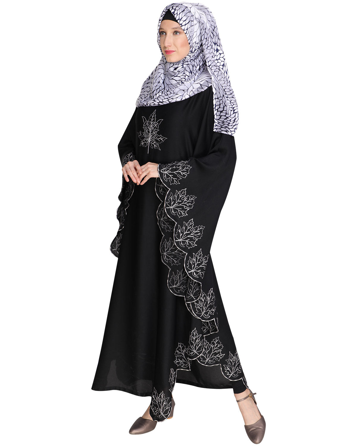 Spring Leaf Beige Kaftan Wine