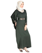 Amazeballs Black Kaftan Olive