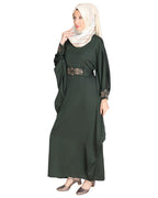 Amazeballs Black Kaftan Olive