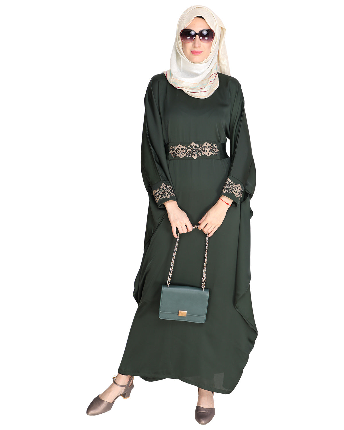 Amazeballs Black Kaftan Olive