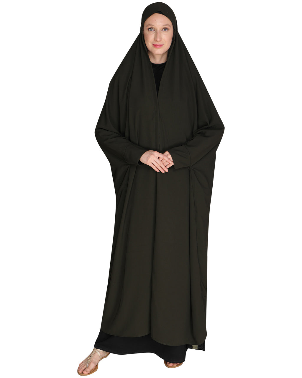 Solid Black Iraqi Chaddar Olive
