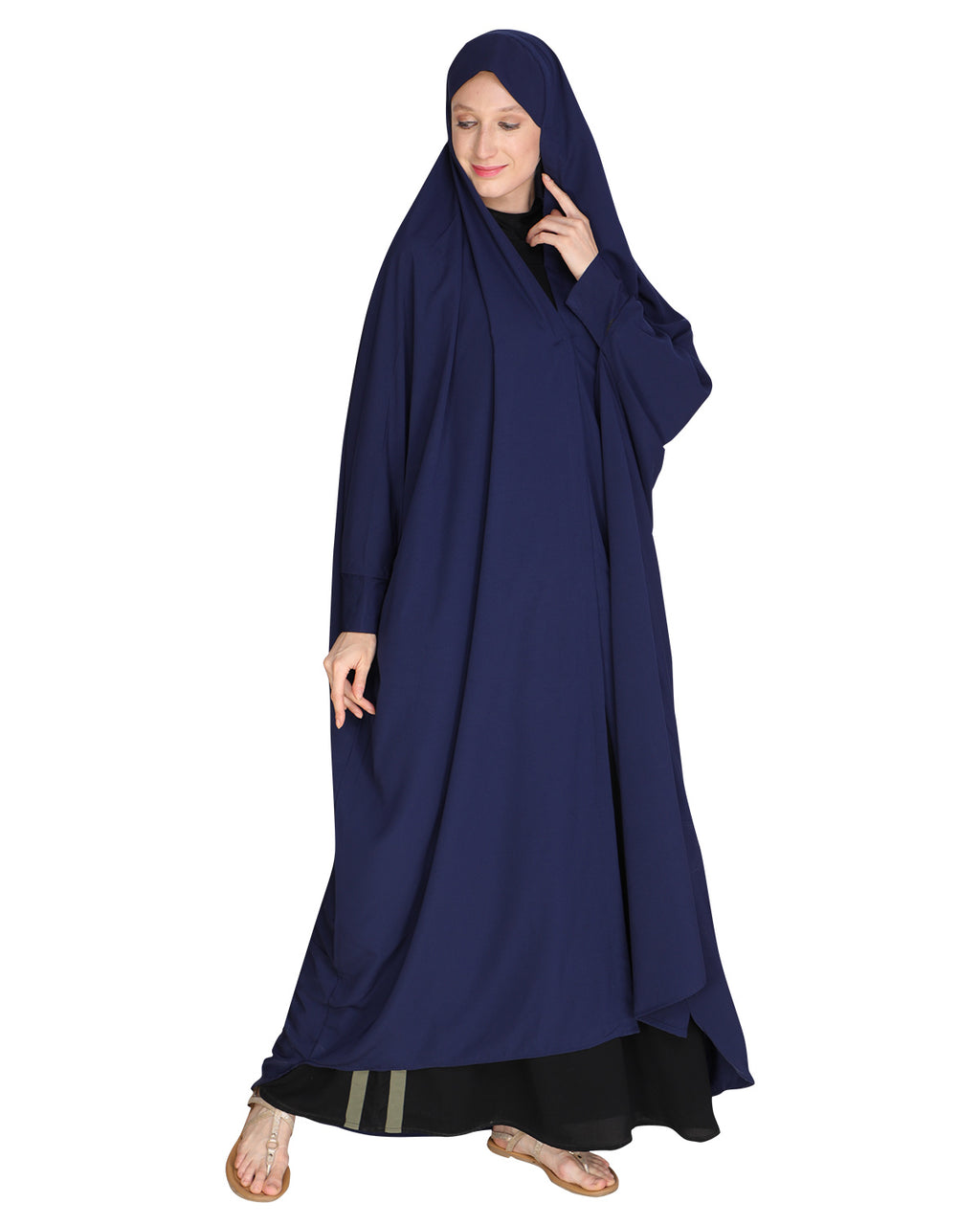 Solid Black Iraqi Chaddar Grey