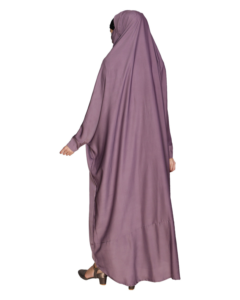 Caramel Brown Iraqi Chaddar set Purple